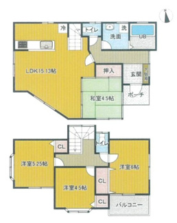 【間取り】 | 中古　JR横浜線　相原駅　京王相模原線　橋本駅　町屋