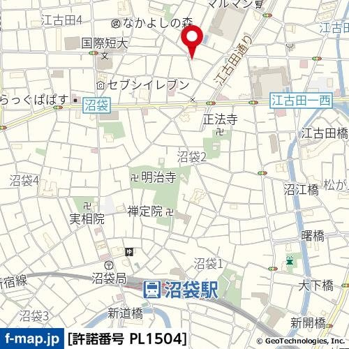 トモイエレジデンス中野の地図