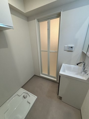 板倉マンションの洗面所|忙しい朝には欠かせない洗面所です