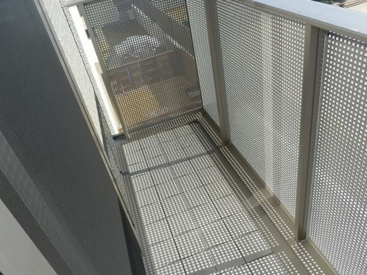 千種町戸建貸家　Ｃ棟のバルコニー|お洗濯にも便利なバルコニー付き