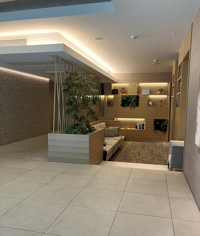 パークホームズ横浜反町のロビー