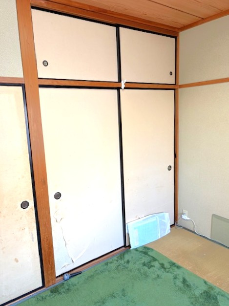 南向きオール電化住宅◆リフォーム＆リノベーション用に最適◆下京区梅小路本町の和室|和室収納スペース