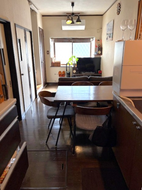 南向きオール電化住宅◆リフォーム＆リノベーション用に最適◆下京区梅小路本町の居間・リビング|リビング