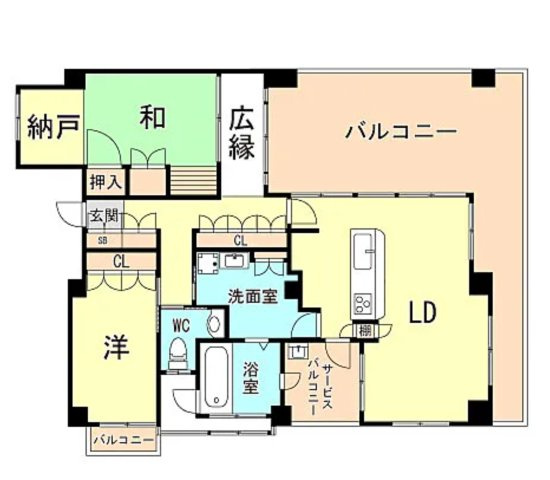 【ForYor湊川公園】　神戸市兵庫区1棟収益マンション「湊川駅徒歩1分」「満室稼働中」の間取り