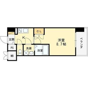 WGB江坂の間取り