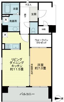 メゾン・ド山手の間取り