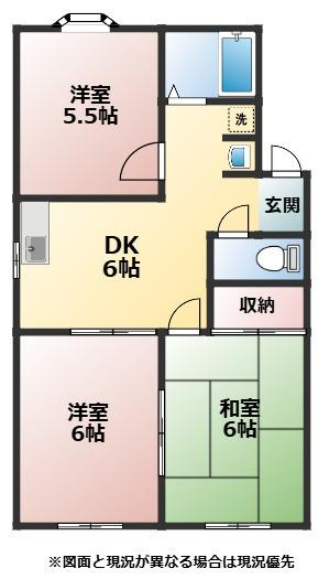コーポラス垣口の間取り