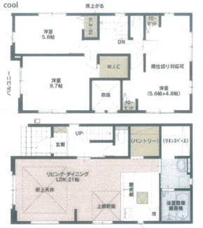 【間取り】 | 新築　京王相模原線　橋本駅　JR横浜線　相原駅　町屋