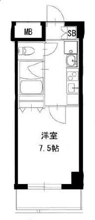 パークビュー王子駅前の間取り