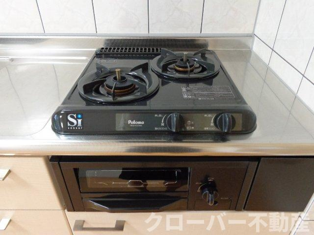 ルフランのキッチン|２口　ガスコンロ