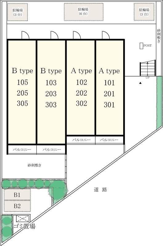 リブリ・ミライエの区画図