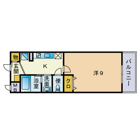 パークスクエア大濠の間取り