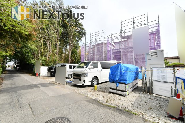白岡市白岡8期 全2棟の前面道路含む現地写真