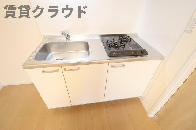 スマイルレジデンスのキッチン|きれいなキッチンです