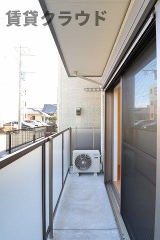 スマイルレジデンスのバルコニー|明日を自由に『Asfree』賃貸クラウド千葉蘇我店です！