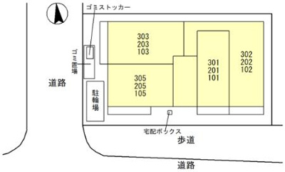 【区画図】 | グラセフルⅢ