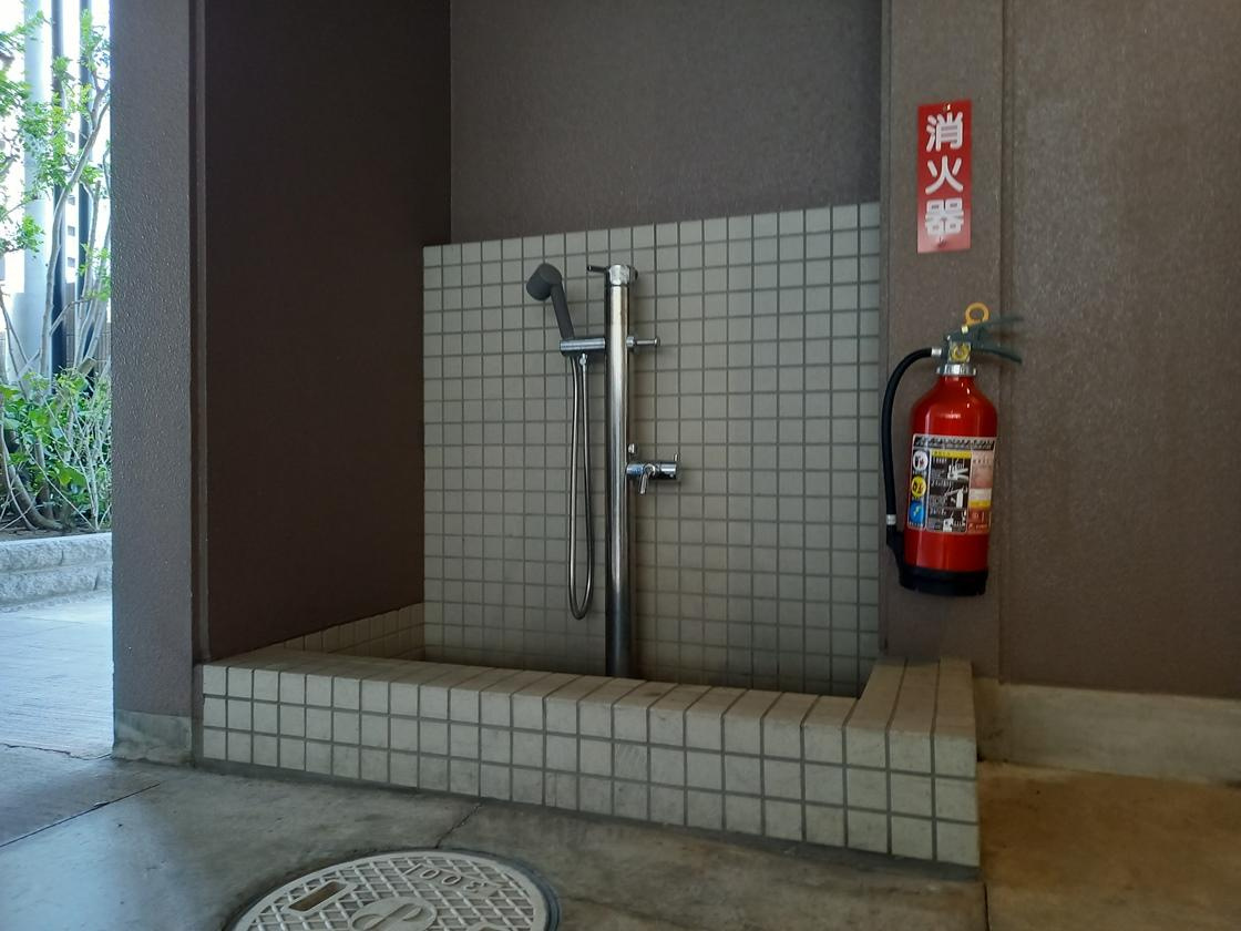 ペット足洗い場