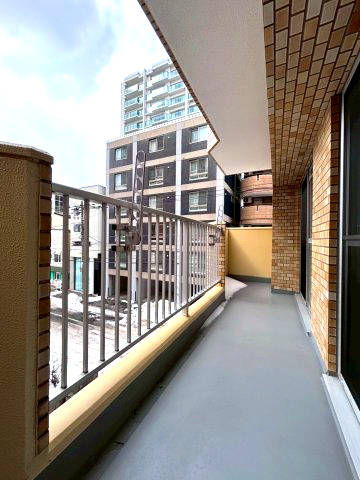 朝日プラザ円山公園のバルコニー