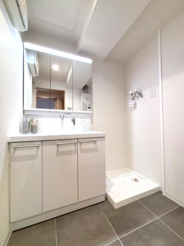 朝日プラザ円山公園の独立洗面台