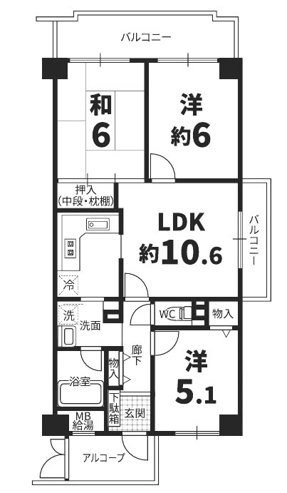 ルネ香里園の間取り|間取り図はいかがですか？ご希望を叶える間取りですか？リビングの広さは？水回りの位置は？カウンターキッチン？など色々な情報が集約されています。弊社ではリフォームなどのご相談も承っております。