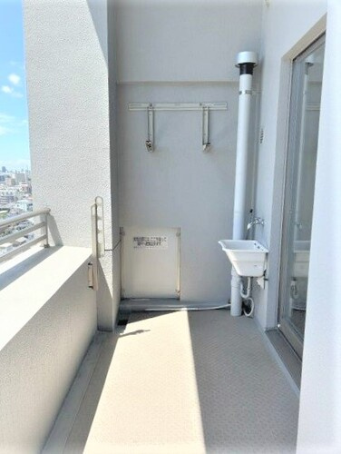 パークシティ ザ ウイングス西棟のバルコニー