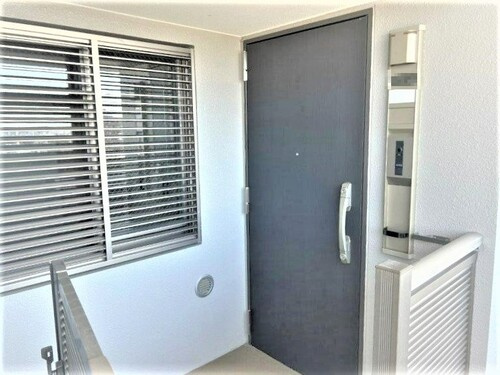 パークシティ ザ ウイングス西棟の玄関