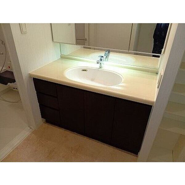 グランアルト天神タワーの洗面所