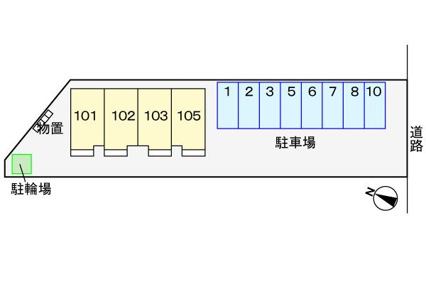 エトワ－ル・リヴの駐車場