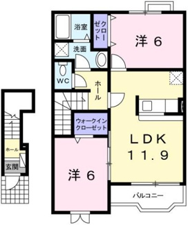 【間取り】 | パレ・ロジュマン