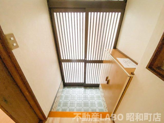 長吉長原西4丁目貸家の玄関