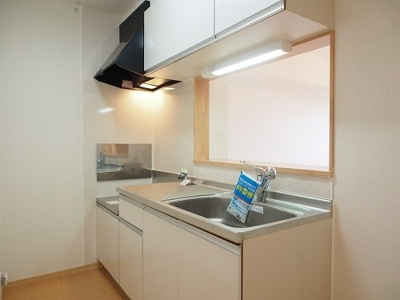 【キッチン】 | アメニティⅡ | コンパクトなキッチンで掃除もラクラク