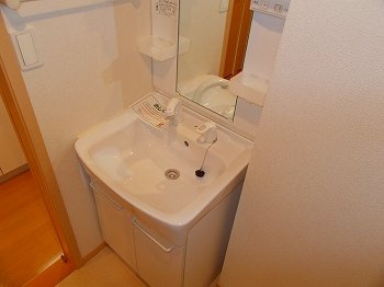 【洗面所】 | アウローラ市川 | スペースが確保できる洗面所です