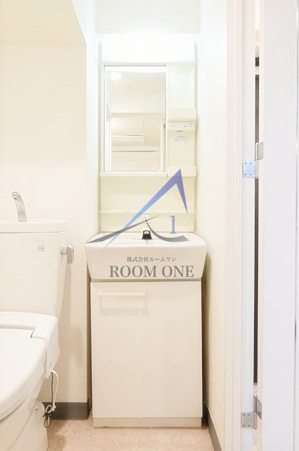 クレアシオン門前仲町の洗面所|洗面台です。