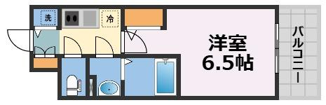 エスリード難波AGREAの間取り
