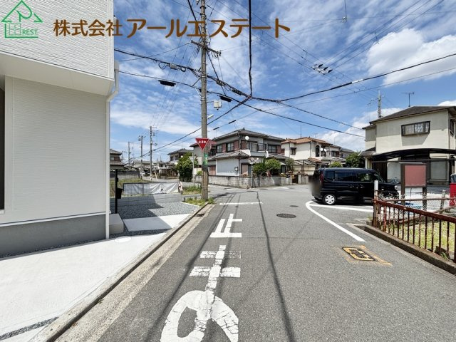 加古川市尾上町養田 9期　　山陽電鉄「尾上の松駅」徒歩11分の前面道路含む現地写真