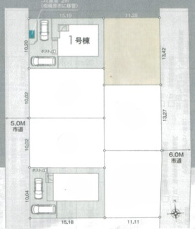 【区画図】 | 新築　京王相模原線　JR横浜線　橋本駅　原宿南1