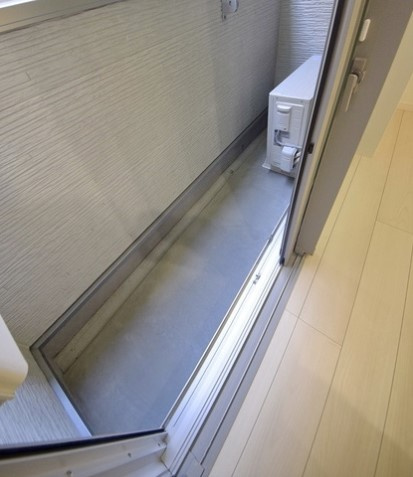 ソレイユ西川口のバルコニー