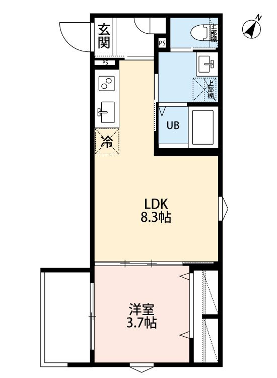 ルノン東所沢　　旧）robot home 東所沢Ⅴの間取り