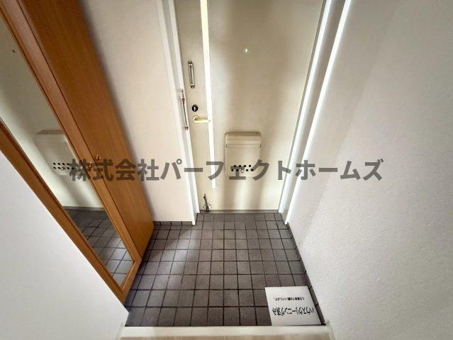 メルベーユ桜丘の玄関|シンプルで使いやすい玄関です