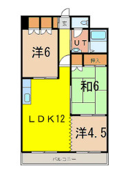 【間取り】 | 【RC造一括マンション】北海道旭川市豊岡十五条７丁目