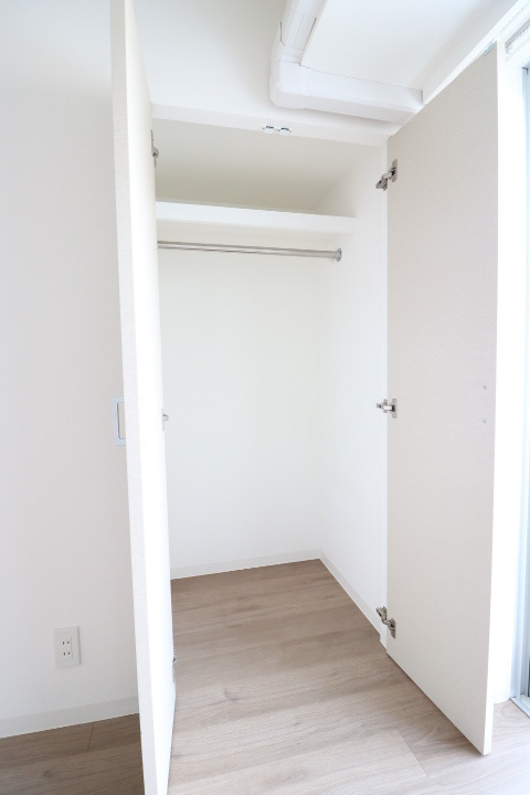 ハンガーラック付きのクローゼットです！