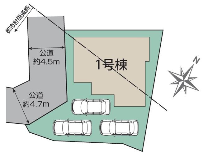 【区画図】 | 高崎市下小塙町　新築