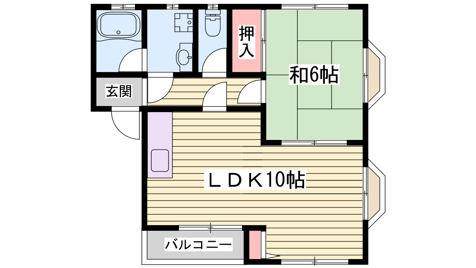 グリーンコーポの間取り