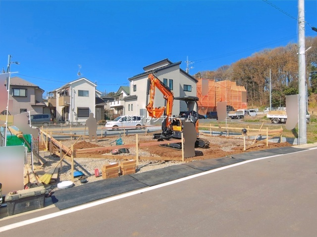 所沢市北秋津・全2棟　新築一戸建　1号棟　～区画整理地内～の外観|現地写真（2026年2月24日撮影）