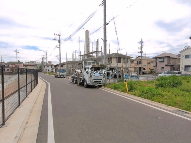 所沢市北秋津・全2棟　新築一戸建　1号棟　～区画整理地内～の前面道路含む現地写真|現地写真（2026年3月24日撮影）