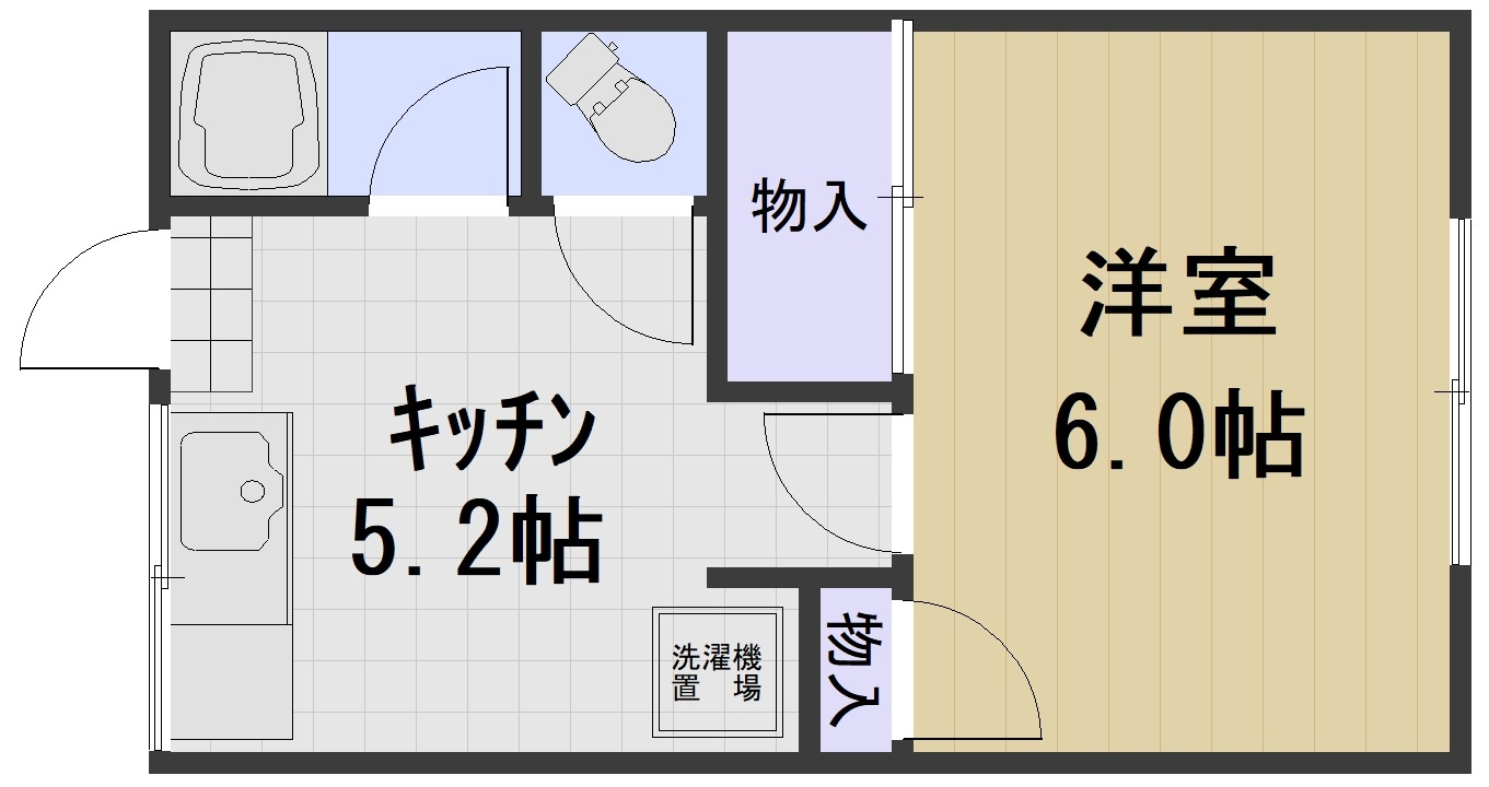 松南ハイツの間取り