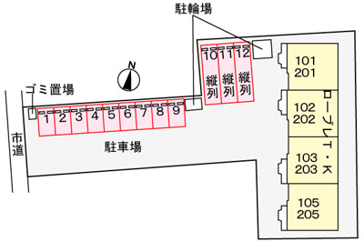 【区画図】 | ローブレＴ・Ｋ