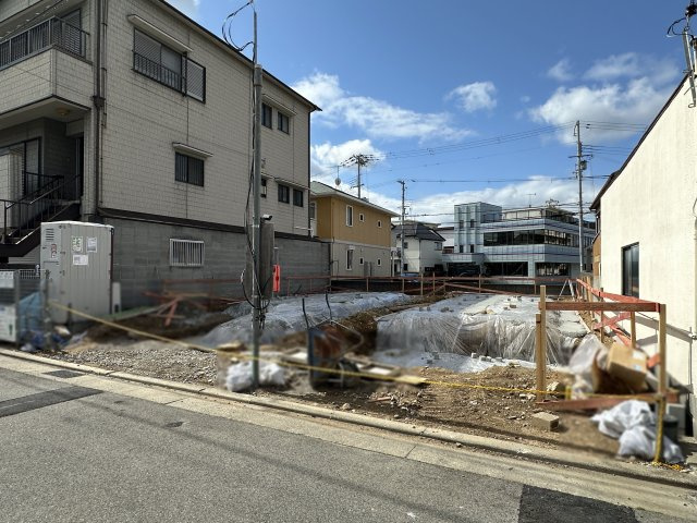 明石市北王子町新築戸建１号棟の前面道路含む現地写真|2026年2月28日撮影