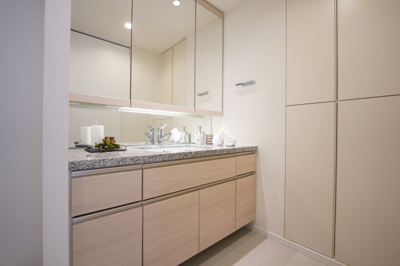 【洋室】 | パークタワー晴海 | 収納量豊富な洗面所