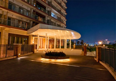 【外観】 | パークタワー晴海 | 心休まるエントランスまでのアプローチ